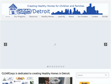 Tablet Screenshot of clearcorpsdetroit.org